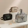 Bolsa de mão, bolsa de praia, bolsa de rede transparente, bolsa de praia respirável, necessaire de organza, bolsa de armazenamento, tecido de malha de nylon