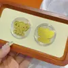 Shuibei Princesa Dorada Atrae Riqueza Oro Puro 999 Tesoro de Riqueza Papel Dinero Atracción Lámina de Oro Regalo