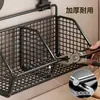 Caixa de armazenamento para cebolinha, gengibre e alho, organizador de cozinha, design com ventosa sem furos, prateleira multifuncional para armazenar frascos de temperos e outros itens