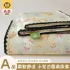 Grado Madre y Bebé Clase A Encaje Floral Pequeño Esquina Redonda Algodón Puro Sábana Doble Pieza Individual Sábana Individual de Dormitorio Juego de Tres Piezas Funda de Edredón~