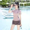 Maiô feminino 2026 novo modelo, alta qualidade, conservador, duas peças, esconde a barriga, modelador, esportivo, moda praia para jovem, atacado, secagem rápida