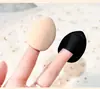 Mingxi Zhi Esponja para Dedos Base de Maquillaje Cushion para Corrector Pulgar Mini Esponja de Polvo Súper Suave No Absorbente para Uso Seco y Húmedo Transfronterizo para Mujeres