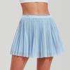 Conjunto Esportivo Caijue para Tênis Feminino, Conjunto de Duas Peças com Saia Plissada de Manga Curta Polo, Roupa de Badminton Emagrecedora