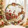 Apanhador de Sol Diamond Art de Natal Pintura Estilo Diamante Acrílico de Natal F