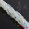 Suministro directo de fábrica de Pujiang cuentas para jarrones 6 * 14 mm Accesorios para joyería DIY Accesorios para zapatos Porcelana simple Jade
