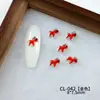 Accesorios para Uñas con Zirconia del Año del Caballo 2026 Nuevos Lindos Ponis del Zodiaco Rojo Aleación Pedrería Decoraciones de Uñas Portátiles para DIY