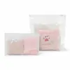 Bolsa de empaque para ropa interior bolsa transparente esmerilada con cierre horizontal conjunto de ropa interior por estilo en stock personalización de LOGOTIPO pedido mínimo de una pieza