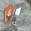 Mini Cuchillo de Acero Inoxidable, Cuchillo Pequeño de Cocina, Símbolo de Riqueza, Abrepaquetes, Pelador de Frutas de Bolsillo, Cuchillo para Llavero