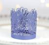 Laser oco abajur de papel Kraft circunferência de papel decorativo LED lâmpada de vela eletrônica festa chá cera lâmpada Papel Lace em estoque