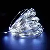 Cordão de Luz Luminoso 2 Caixas de Bateria Cordão de Luz Pequeno Decoração de Natal Casamento Feriado Luz Pequena Bateria AA Cordão de Luz Colorido