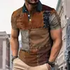 La camisa tipo polo casual de manga corta para hombre es cómoda y transpirable de llevar