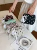 Bolsa Caixa de Bolinhas Estilo Coreano para Mulheres, Bolsa de Ombro Transversal Exquisita e Estilosa, Pequena Bolsa de Mão para Trabalho e Deslocamento, Bolsa Quadrada Pequena Casual