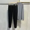 Calça Masculina de Lã Estilo Coreano Luxo Leve Outono Inverno Cintura Média Perna Reta Pequena Calças Calças Raspagem Grossa Casual Tendência Calças