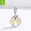 Plata Ziyun Más Vendido Lazo Conejo Accesorios Colgantes DIY Estilo Princesa Suave Romántico Cobre Platino Chapado Cuentas