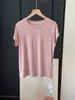 ¡Tencel + Lana + Acetato! ¡Camiseta transpirable de manga corta! Camiseta de mujer regular, ligera, suave, estilizada y versátil para el verano