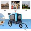 Fábrica de Qingdao Dropshipping Carrito Remolque para Perros Eléctrico Montable Trasero Multifuncional Remolque para Mascotas en Bicicleta Exterior