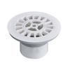 Desagüe de Piso Simple de PVC Liansu 50 mm Enchufe Interno/Externo para Lavadora Balcón Pre-empotrado Sello de Agua Lateral 50 75 110 Malla Impermeable
