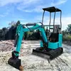 Mini Escavadeira de Esteira Personalizada Adequada para Vários Terrenos, Vem com Kit de Ferramentas de Instalação e Pacote de Treinamento para Ensinar Você a Operar a Mini Escavadeira