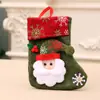 Meias de Natal Transfronteiriças, Enfeites para Árvore de Natal, Sacolas de Presente para Crianças, Pingentes de Meias Pequenas de Natal, Sacolas Decorativas para Doces