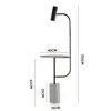 Moda Nórdica Quarto de Estudo Designer Lâmpada Vertical Lado do Sofá Modelo de Quarto Sala de Estar Simples Pós-moderno Luminária de Chão