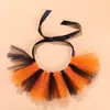 Disfraz Europeo y Americano para Mascota Color Block Oso Salsa Falda Fiesta de Gato Fiesta Disfraz Perro Día de Halloween Falda Salsa