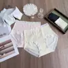 3430 Versión Ampliada de Seda de Hielo de Cintura Alta Talla Grande Ultradelgada de Seda de Hielo Ropa Interior Femenina Simple y Elegante