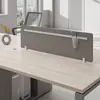 Pantalla de escritorio de oficina minimalista moderna estación de trabajo escritorio de computadora para empleados estación de trabajo para varias personas combinación de muebles para puestos de empleados