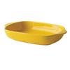 Molde para Hornear Esmaltado de Color Estilo Europeo Estilo Occidental Molde para Hornear Cuadrado Largo de Doble Asa Plato Cerámico para Arroz Horneado Molde para Hornear Plato para Lasaña de Pasta Horneada