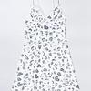 Lencería Transfronteriza Estilo Europeo y Americano Vestido Camisola Vestido de Playa Camisón Tirantes Espagueti Bolsillo Vestido Tank