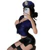 Fan Lei Lingerie Sexy Policial Quente Vazado Tentação Uniforme Paixão Role Playing Roupa de Boate 918