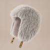 Faux fur Lei Feng chapéu feminino cheio de pelúcia espessado protetores de ouvido falso vison inverno ciclismo à prova de vento frio quente chapéu moda