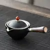 Conjunto de Chá de Viagem Artefato para Fazer Chá Preguiçoso Copo Rápido para Convidados Preparo Livre e Fácil Conjunto Portátil de Chá Kung Fu Conjunto de Xícaras de Chá Bule Doméstico