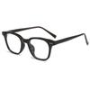 Gafas lisas de moda simple para hombre y mujer, artefacto de belleza simple, ultraligeras, combinan con todo, modifican la forma del rostro, anti-luz azul