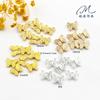 Color oro de 18k oro método antiguo lazo oro lingote flor de durazno mariposa pulsera recta pulsera pulsera accesorios de joyería DIY