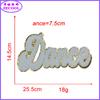 Suministro directo de fábrica Danza toalla en forma de corazón insignia bordada insignia parche parche de tela accesorios de ropa joyería