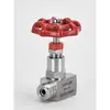Válvula Agulha J21W-160P Aço Inoxidável 304 Rosca Macho/Fêmea