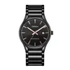 Relógio Masculino ORSGA Fashion Business Nicho Preto Ouro Rosa Pulseira de Aço Calendário Fábrica Transfronteiriço Ao Vivo Relógio de Quartzo