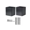 Protectores de Columna Ajustables, Kits de Protección de Postes Metálicos Adecuados para Buzones de Madera, Cercas y Son un Producto Popular Transfronterizo