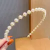 Diadema Dulce Francesa Diadema Infantil de Perlas de Imitación 2025 Nueva Princesa No Cuerda Cabello Caramelo Recogido Cabello de Bebé Tocado