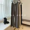 Recomendación cuidadosamente seleccionada de Emily Clud: pantalones largos casuales para mujer de otoño/invierno, tiro alto, pierna ancha, corte recto, hechos de tejido de punto