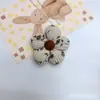 Veludo Florido Flor de Cinco Pétalas Acessórios Tecido Laço Feito à Mão DIY Acessórios de Joias da Floresta Acessórios para Roupas