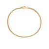 Pulsera Emanco de Acero de Titanio Dorado para Mujer, Nueva Pulsera Simple de Cadena de Caja de Acero Inoxidable Transfronteriza, Joyería Europea y Americana al Por Mayor
