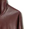 Bestseller Transfronterizo de AliExpress 2026 Primavera Nueva Moda Femenina Retro Chaqueta de Cuero con Cremallera y Cuello Alto
