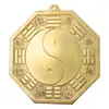 Espejo Bagua Espejo Convexo Ventana Latón Tai Chi Espejo Plano Entrada del Hogar Sala de Estar Adornos Espejo Colgante Adornos de Escritorio