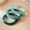 Pulsera de Resina Multicolor Transfronteriza Europea y Americana Moda Personalidad Estilo Fresco Pulsera Lujo Ligero Sensación de Alta Gama Pulsera Versátil Accesorios Venta al por Mayor