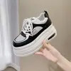 Novidade Verão 2026 Estilo Pai Sapatos para Mulheres, Estilo Coreano Versátil Malha Respirável Solado Grosso 7cm Sapatos Casuais para Mulheres Baixas