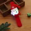 Pequeño regalo navideño luminoso para niños con luz, regalo creativo navideño para el anciano, muñeco de nieve, anillo de aplauso, pulsera a presión