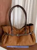 Elegante y chic bolso tote retro para mujer, nueva colección otoño 2026, bolso de hombro de gran capacidad para el trabajo