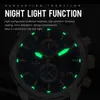 Reloj de Pulsera Grande Multifuncional para Hombre Seis Pines Nuevo Más Vendido No Mecánico Casual Moda Reloj de Cuarzo Transmisión en Vivo Transfronterizo