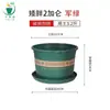 Vasos de plástico para flores atacado para varanda, plantas verdes, morango, rosa, vasos de galão extra grandes espessados, vasos de resina para flores